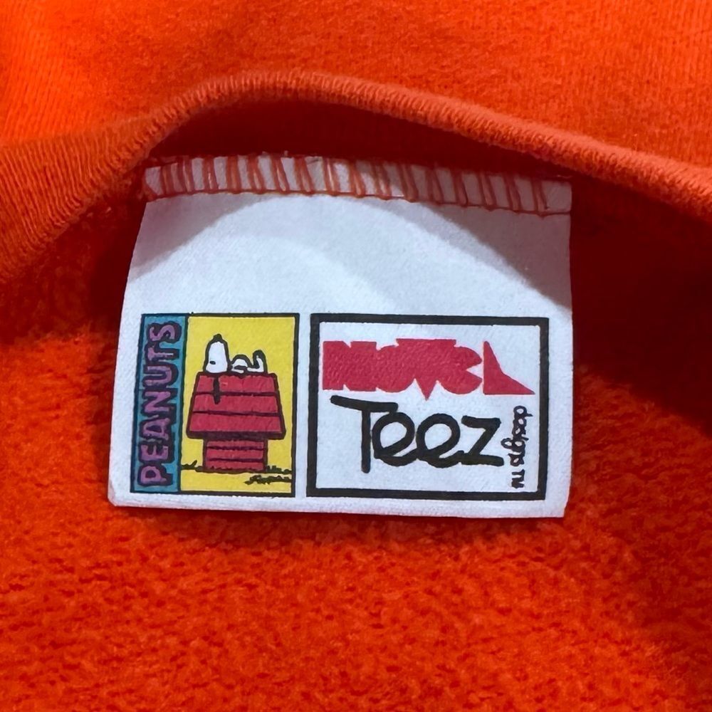 Peanuts VNTG Joe Cool Trick or Treat Halloween Crewneck Sweatshirt Mens Medium - Picture 2 of 5